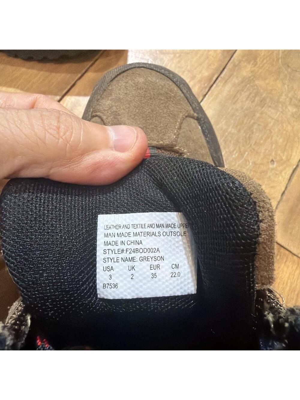 Denali Junior's Brown and Grey Boot - Picture 4 of 4